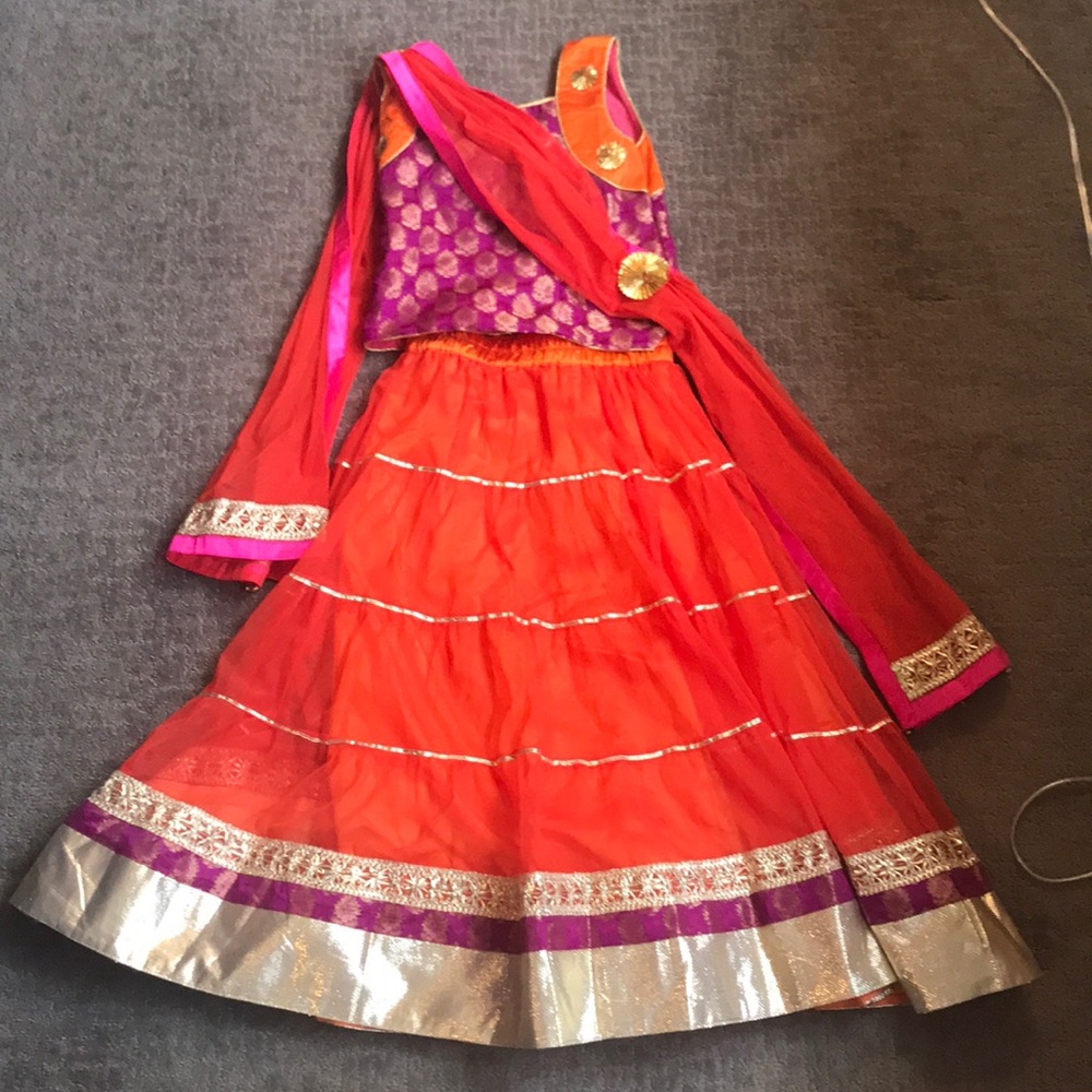 Indian girls lehenga 7-8 years